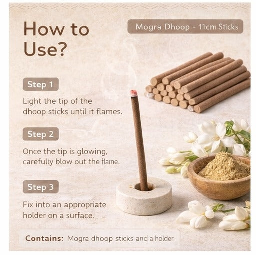 Mogra Dhup(Pack of 80)