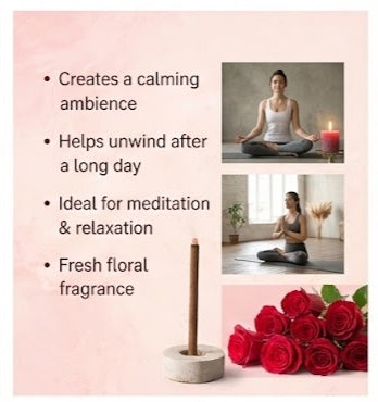 Rose Dhup (Pack of 80)